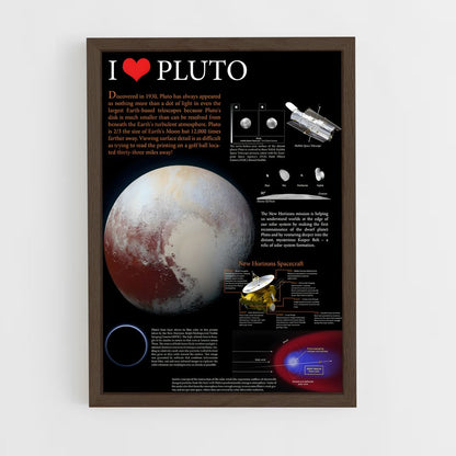 pluto-13 cadre Bois foncé