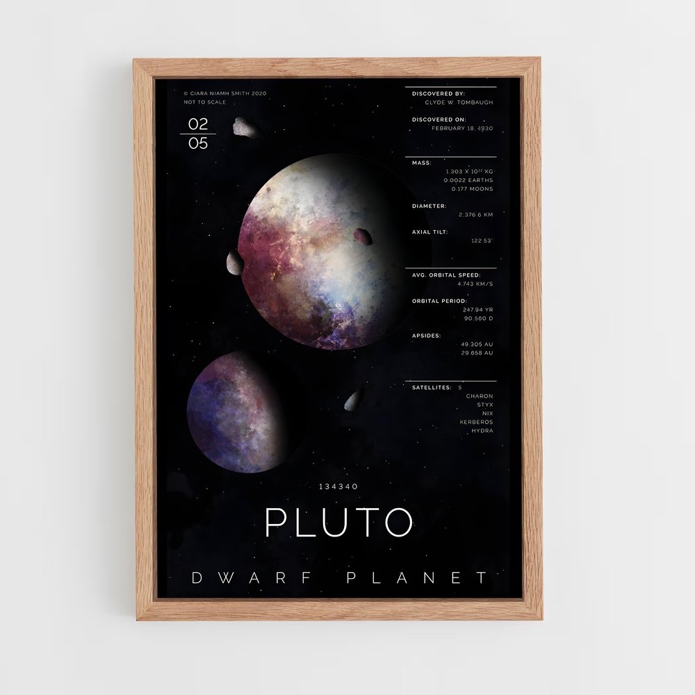 pluto-2 cadre Bois clair