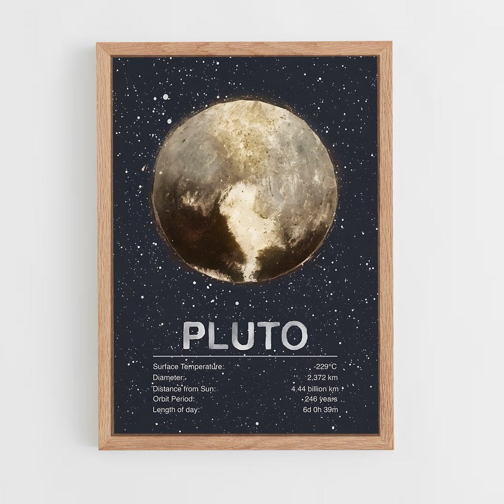 pluto-8 cadre Bois clair
