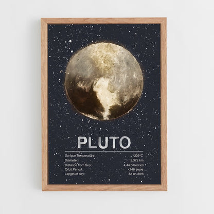 pluto-8 cadre Bois clair