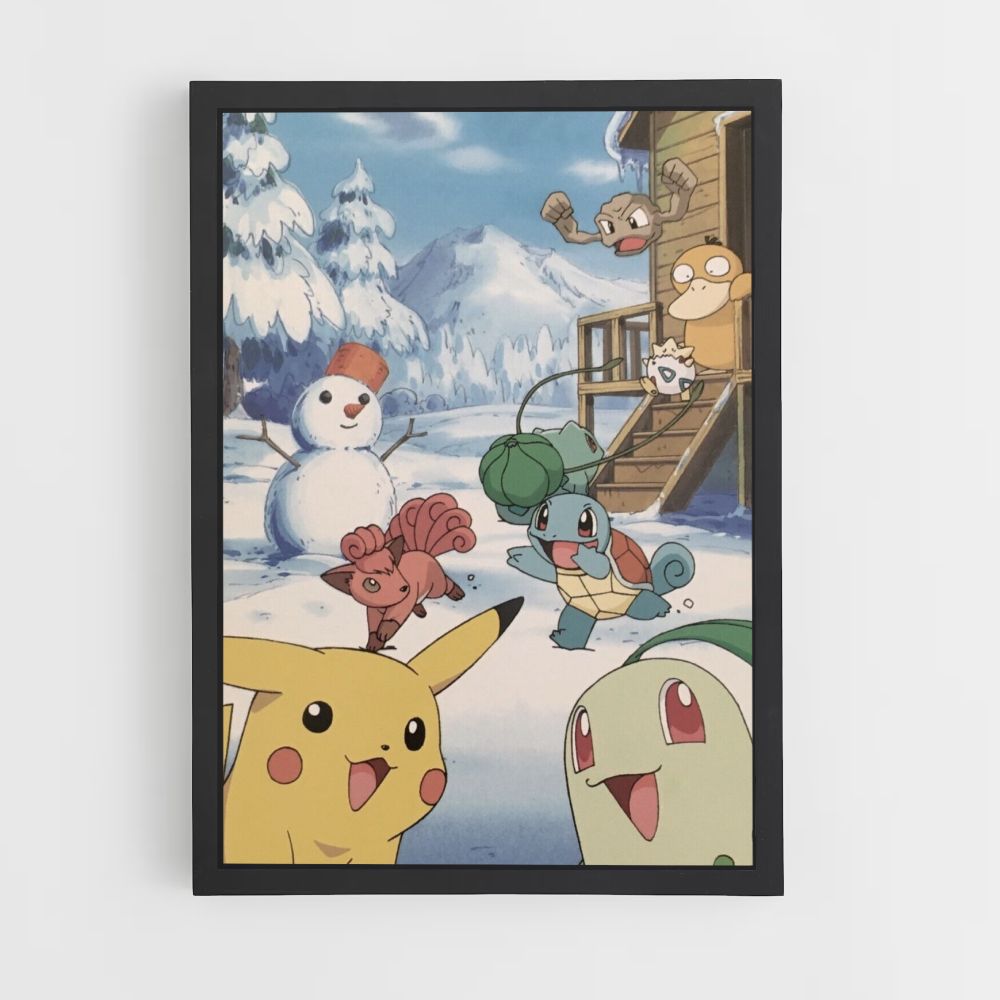 Poster Pokemon Rétro