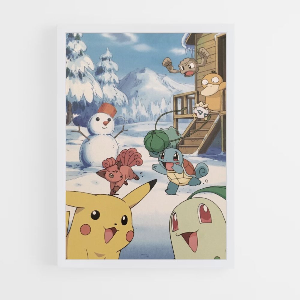 Poster Pokemon Rétro