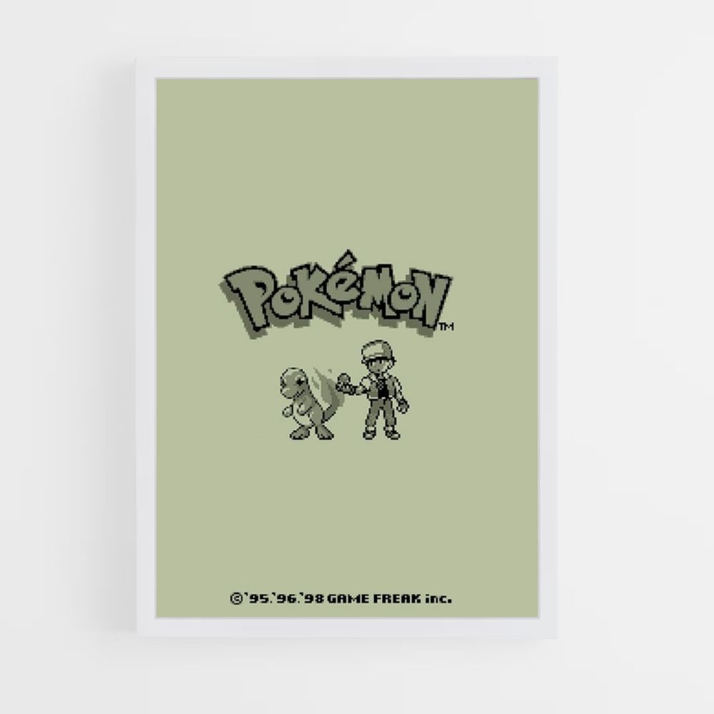 Poster Pokemon Gameboy