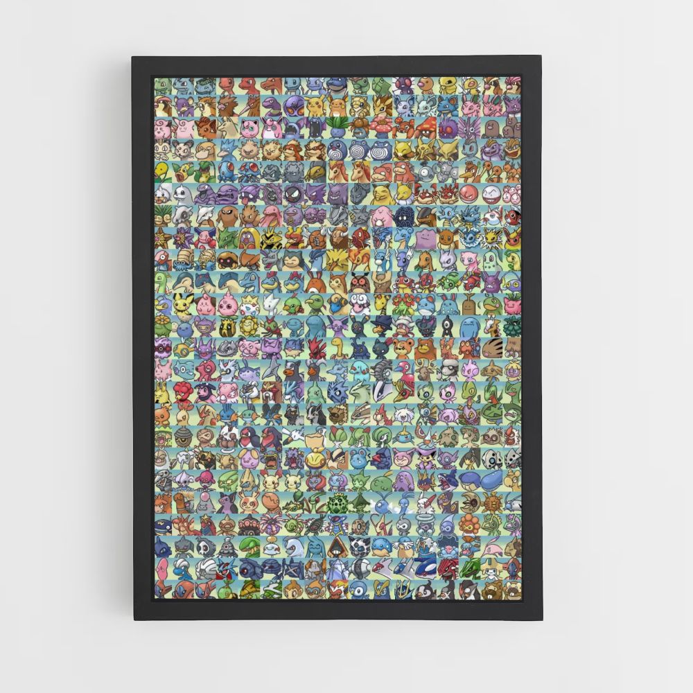 Poster Pokemon Liste