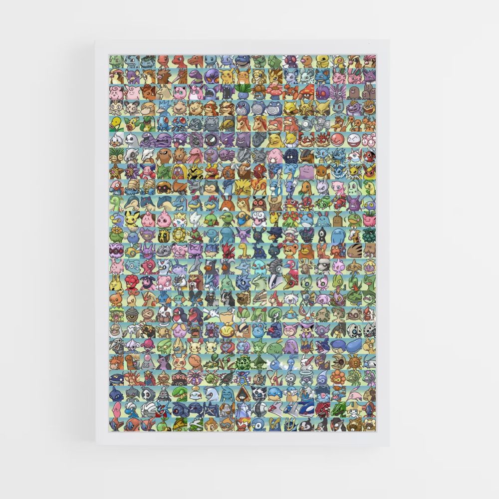 Poster Pokemon Liste