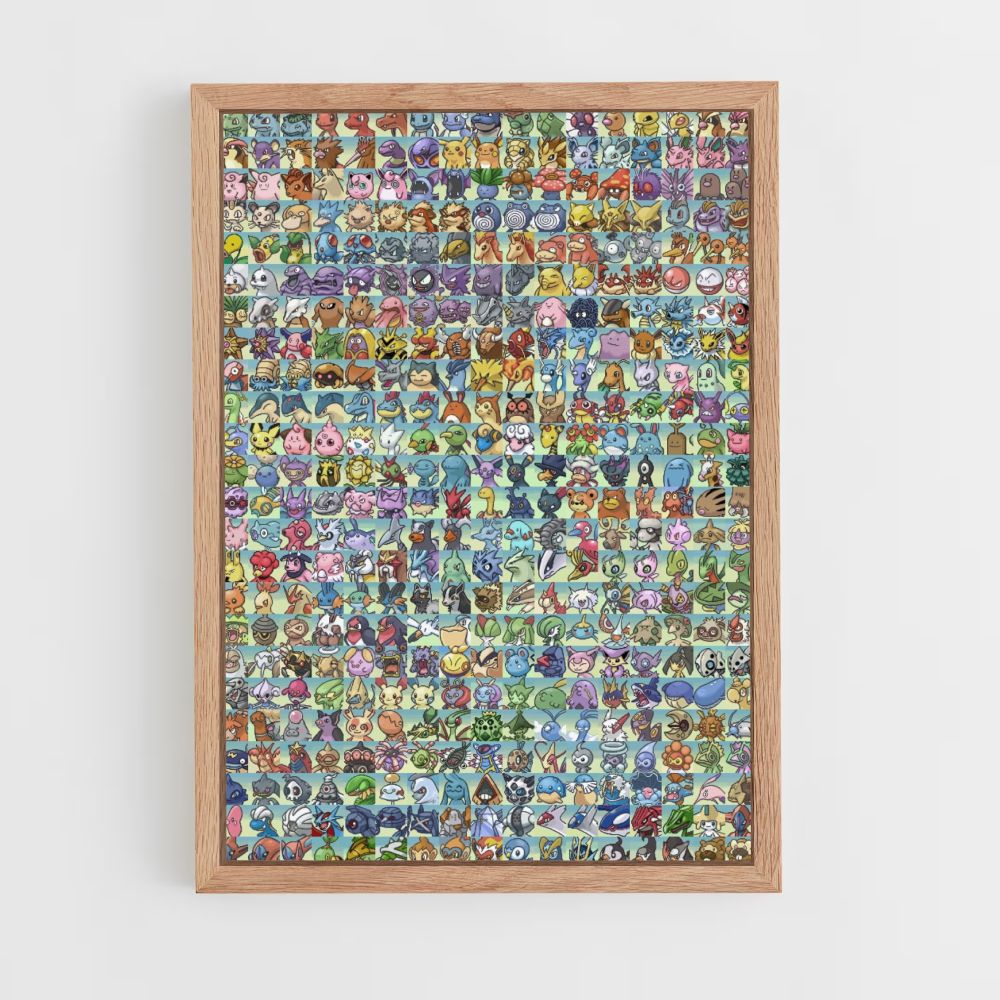 Poster Pokemon Liste