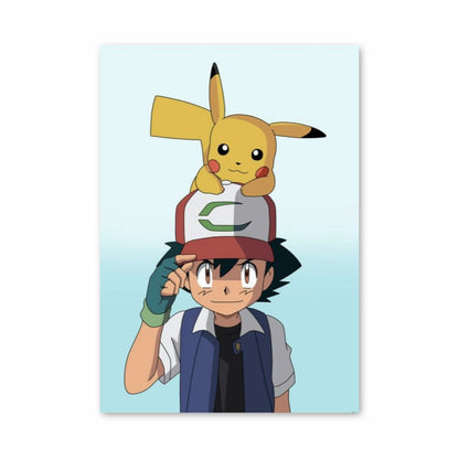 Poster Sacha x Pikachu