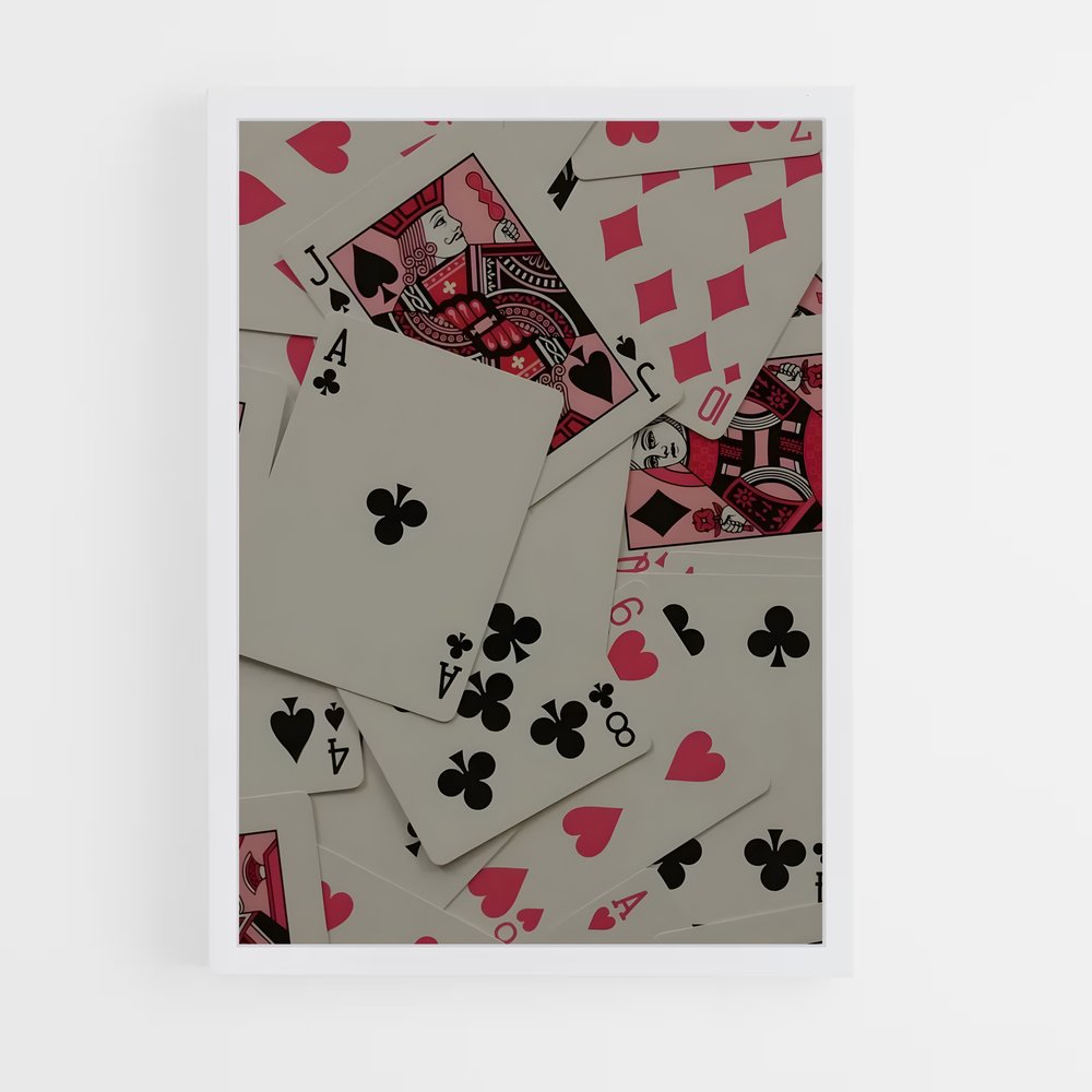 poker-2 cadre Blanc