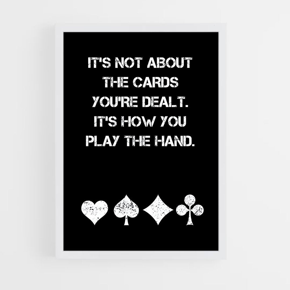 poker-9 cadre Blanc
