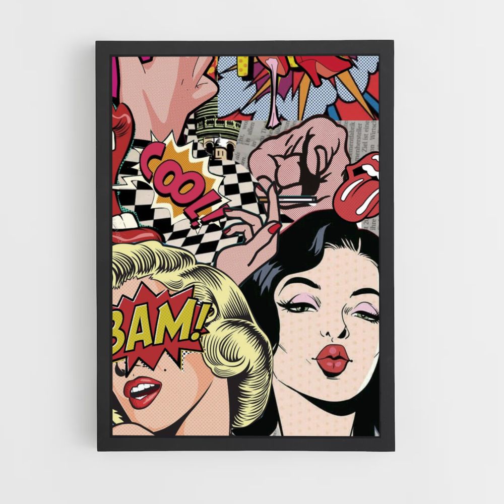 Poster Pop Art Pin Up