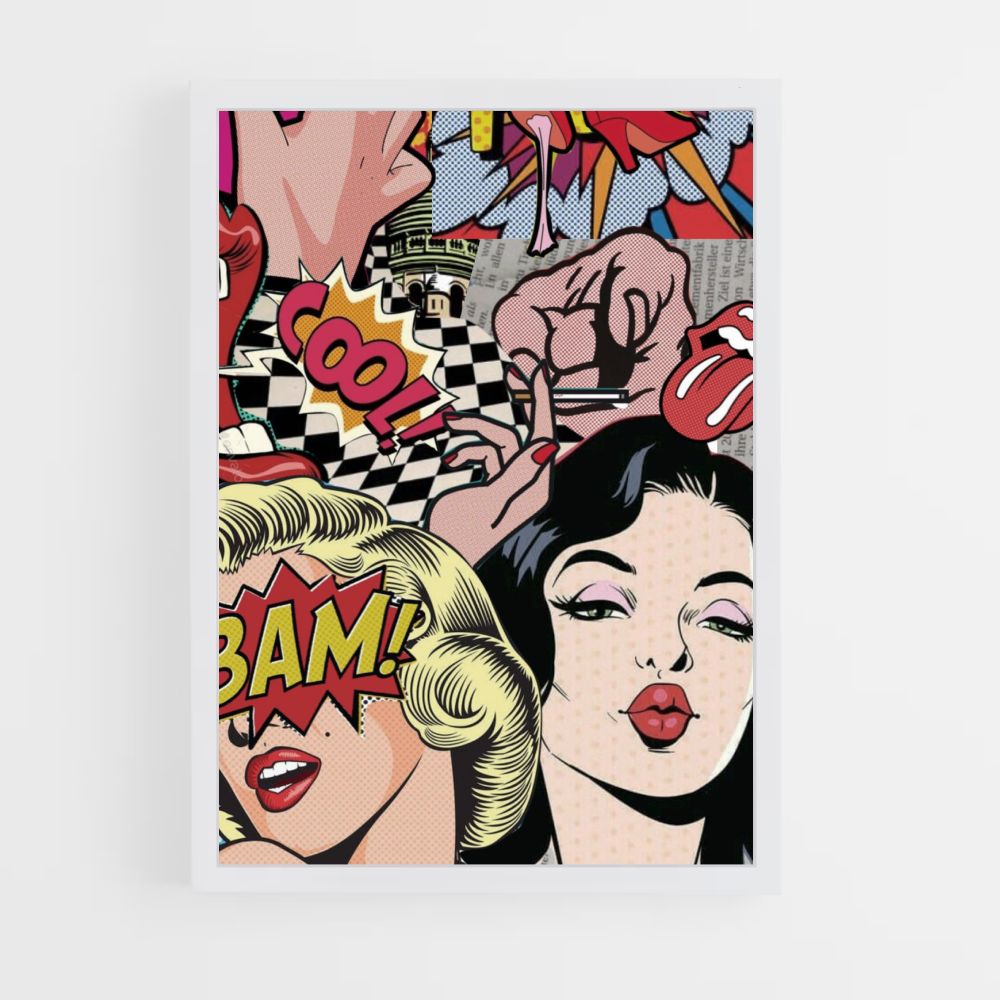 Poster Pop Art Pin Up