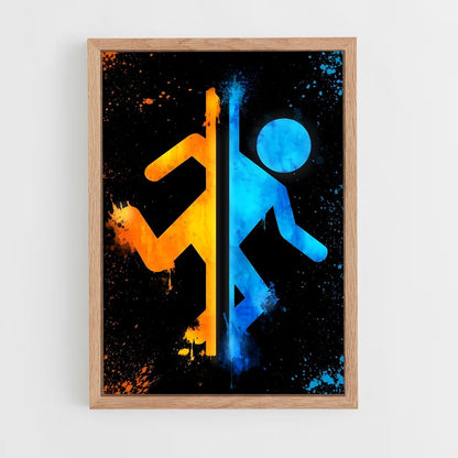 portal-1 cadre Bois clair