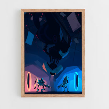 portal-6 cadre Bois clair