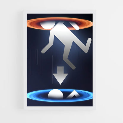 portal-9 cadre Blanc