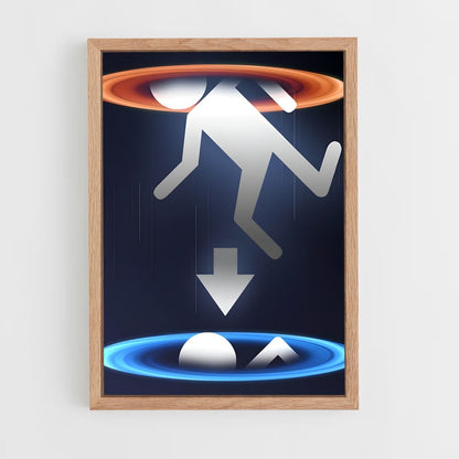 portal-9 cadre Bois clair