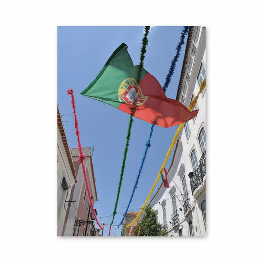 Poster Drapeau Portugal