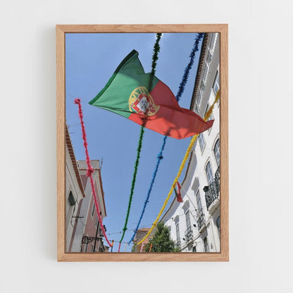 Poster Drapeau Portugal