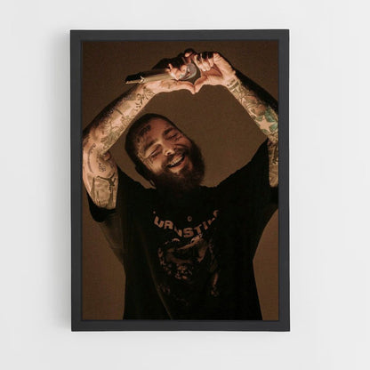 Poster Post Malone Coeur