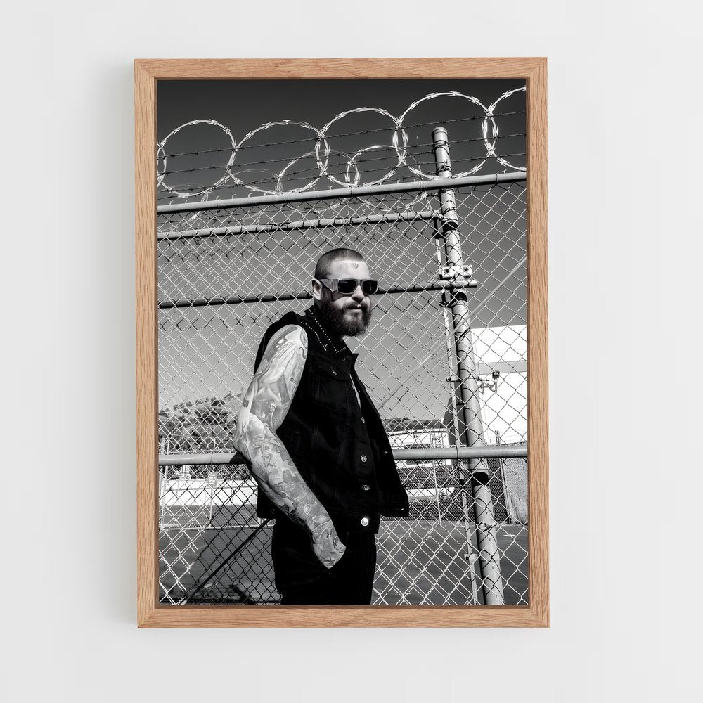 post-malone-10 cadre Bois clair