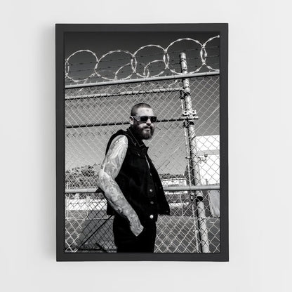 post-malone-10 cadre Noir
