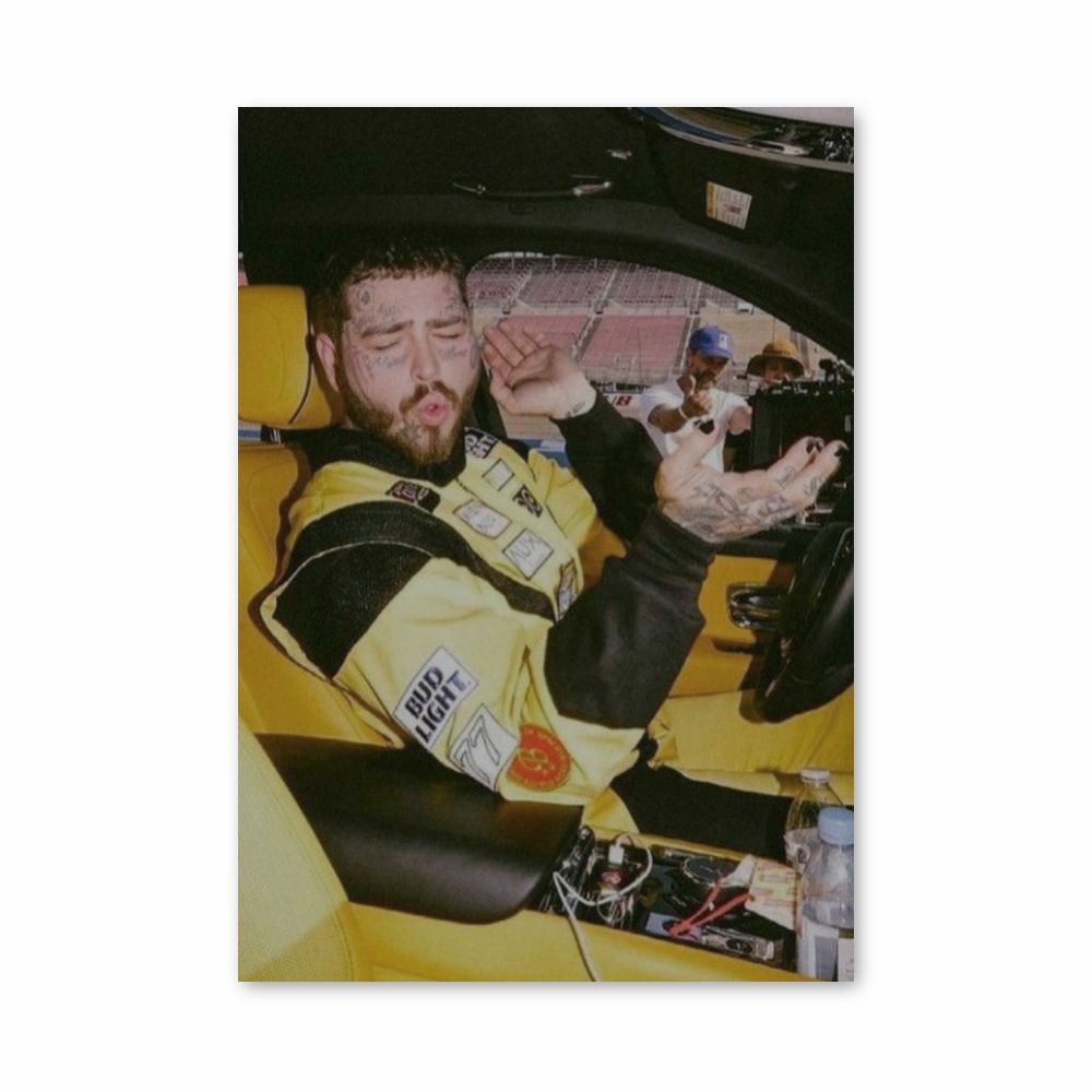 Poster Post Malone Voiture