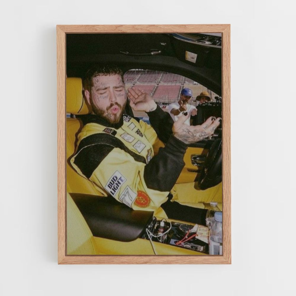 Poster Post Malone Voiture