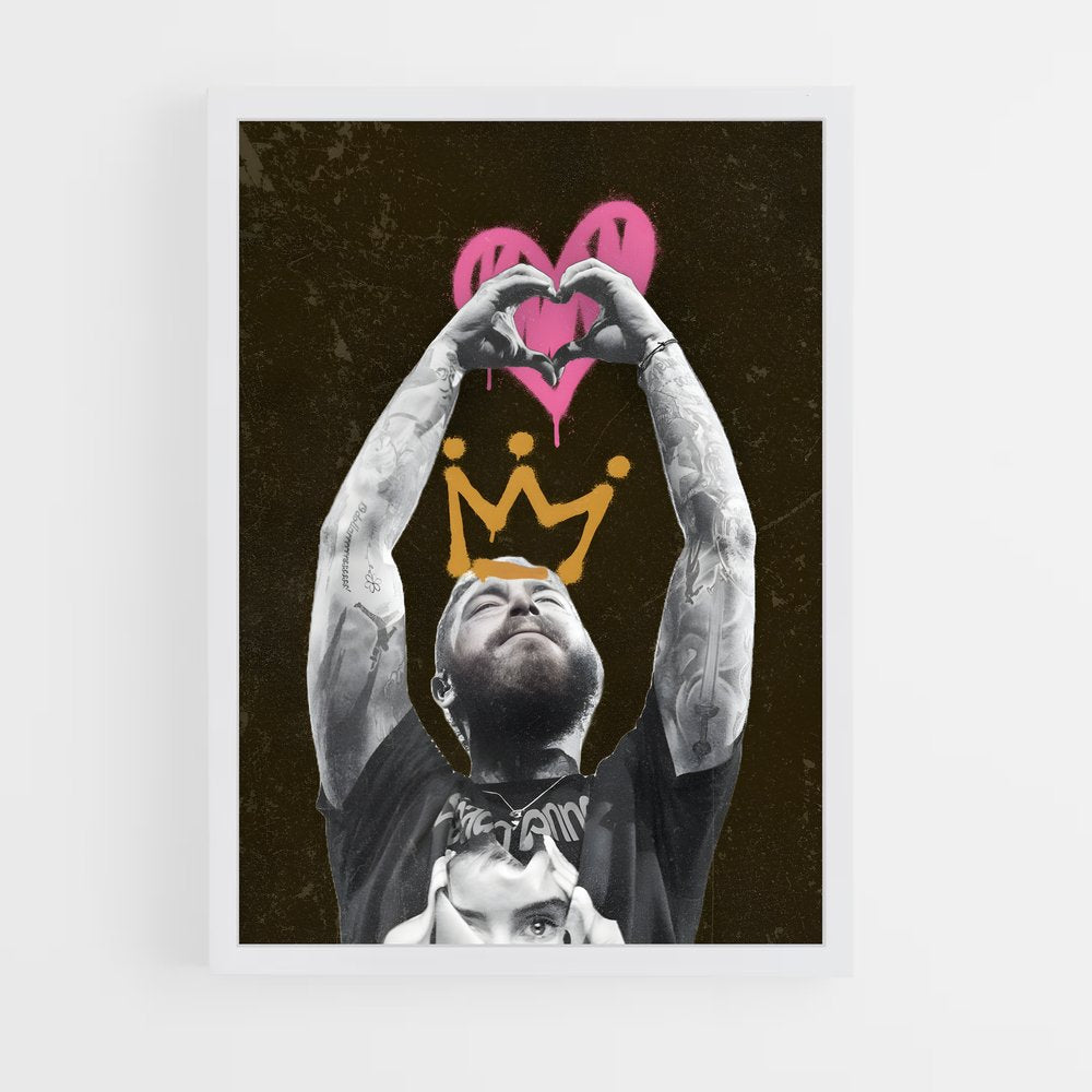 post-malone-14 cadre Blanc