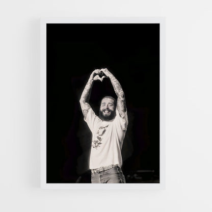 post-malone-16 cadre Blanc
