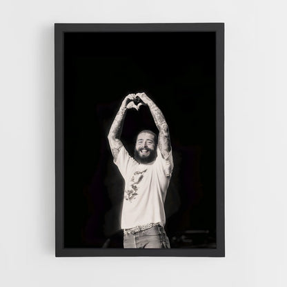 post-malone-16 cadre Noir