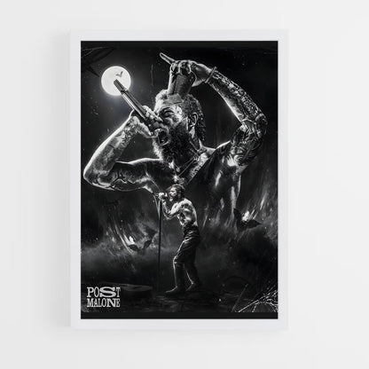 post-malone-4 cadre Blanc