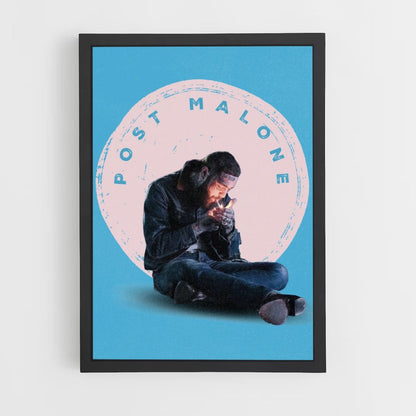 Poster Post Malone Bleu