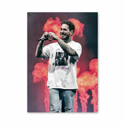 Poster Post Malone Feu