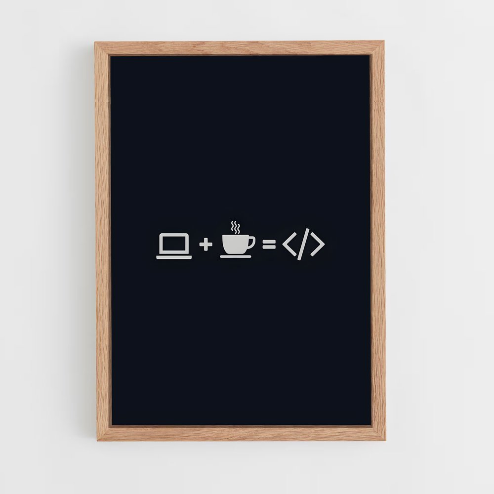 programmer-10 cadre Bois clair