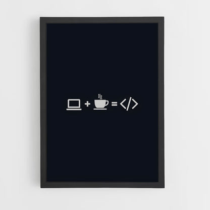 programmer-10 cadre Noir