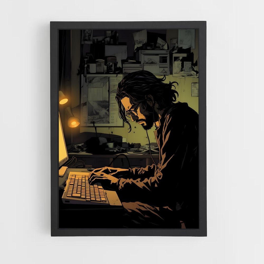programmer-4 cadre Noir