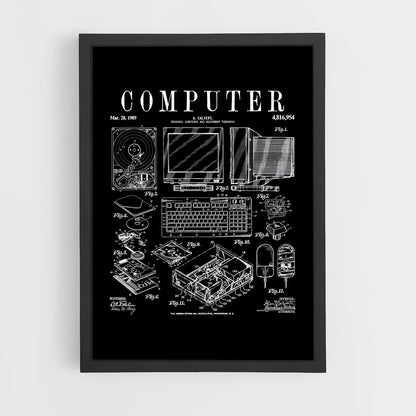 programmer-7 cadre Noir