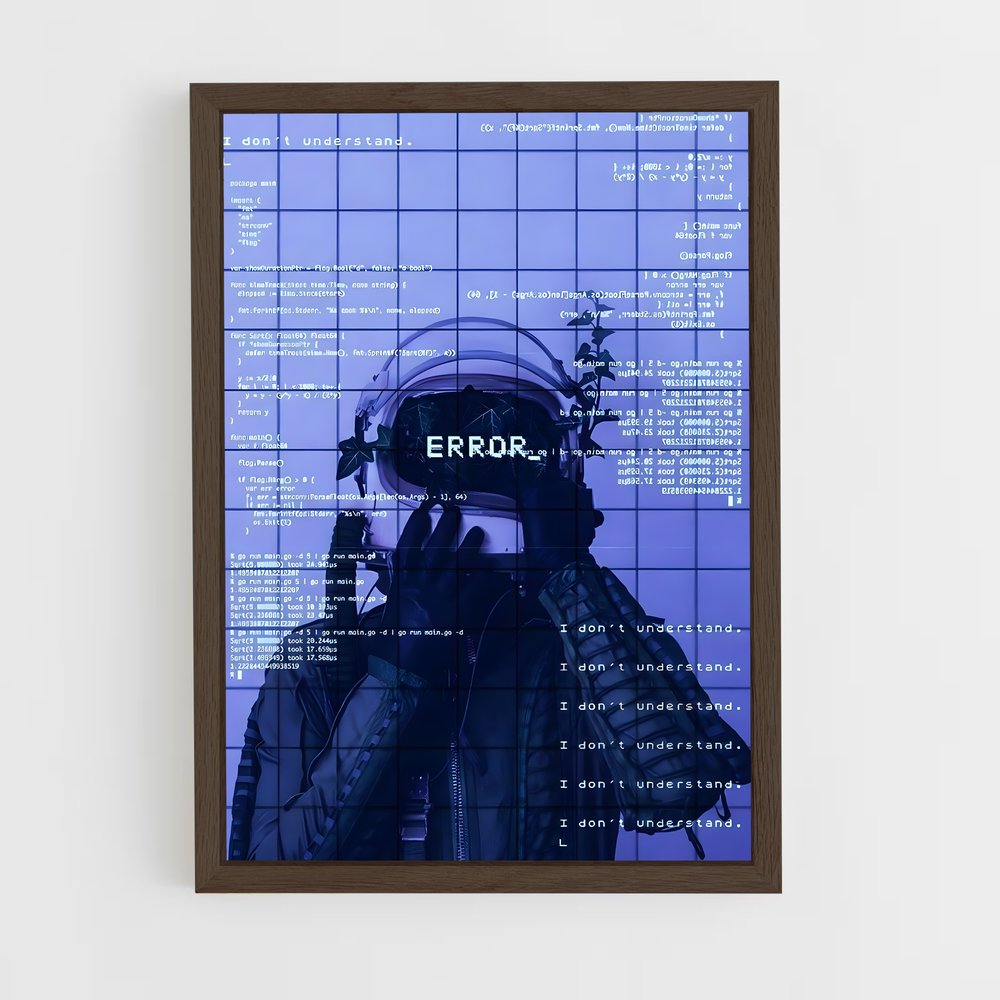 programmer-9 cadre Bois foncé