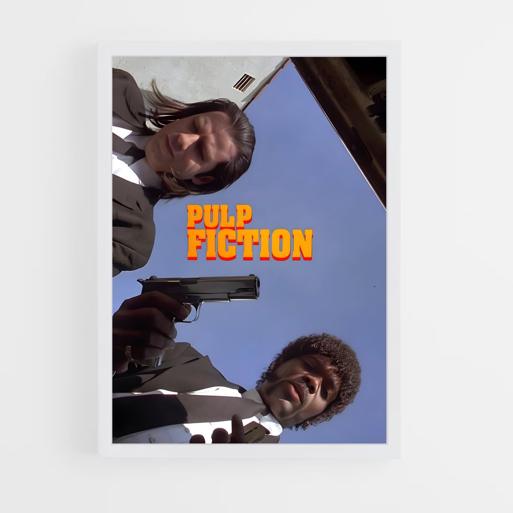 pulp-fiction-5 cadre Blanc
