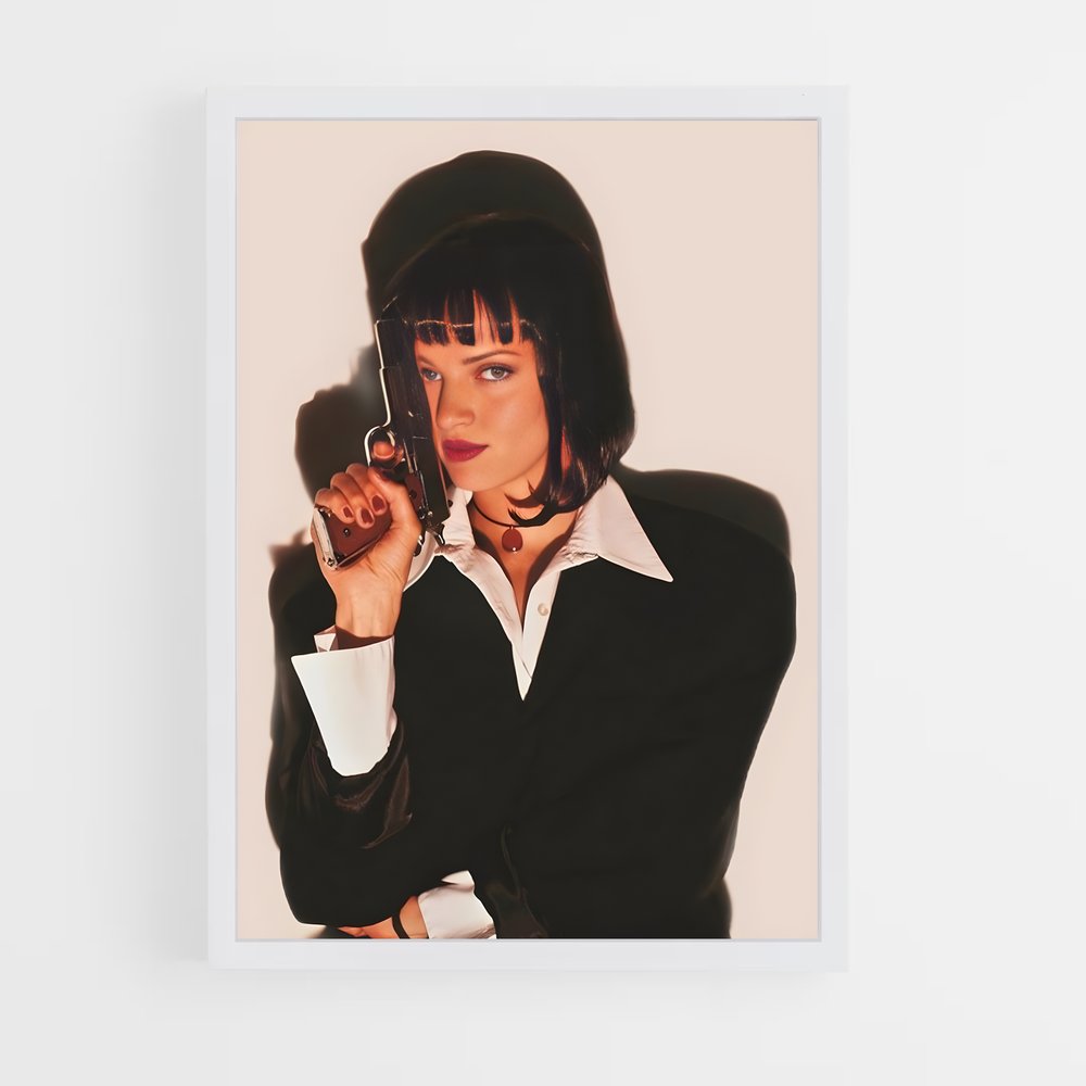 pulp-fiction-9 cadre Blanc
