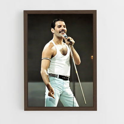 queen-4 cadre Bois foncé