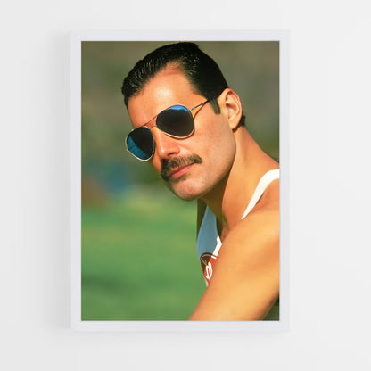 queen-8 cadre Blanc