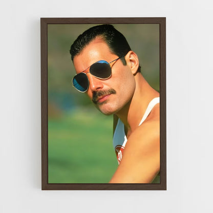queen-8 cadre Bois foncé