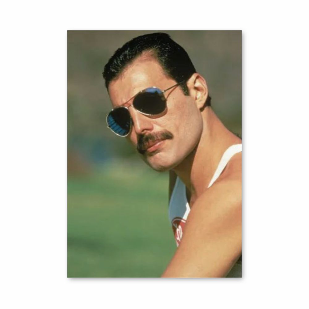 Poster Freddy Mercury Moustache