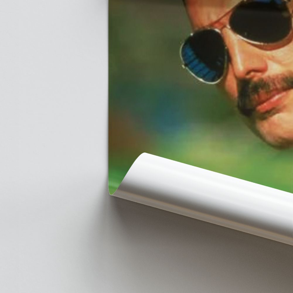 Poster Freddy Mercury Moustache