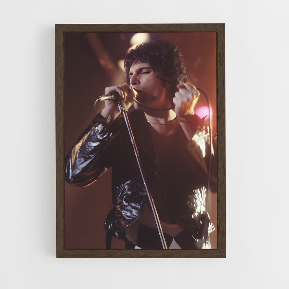 queen-9 cadre Bois foncé