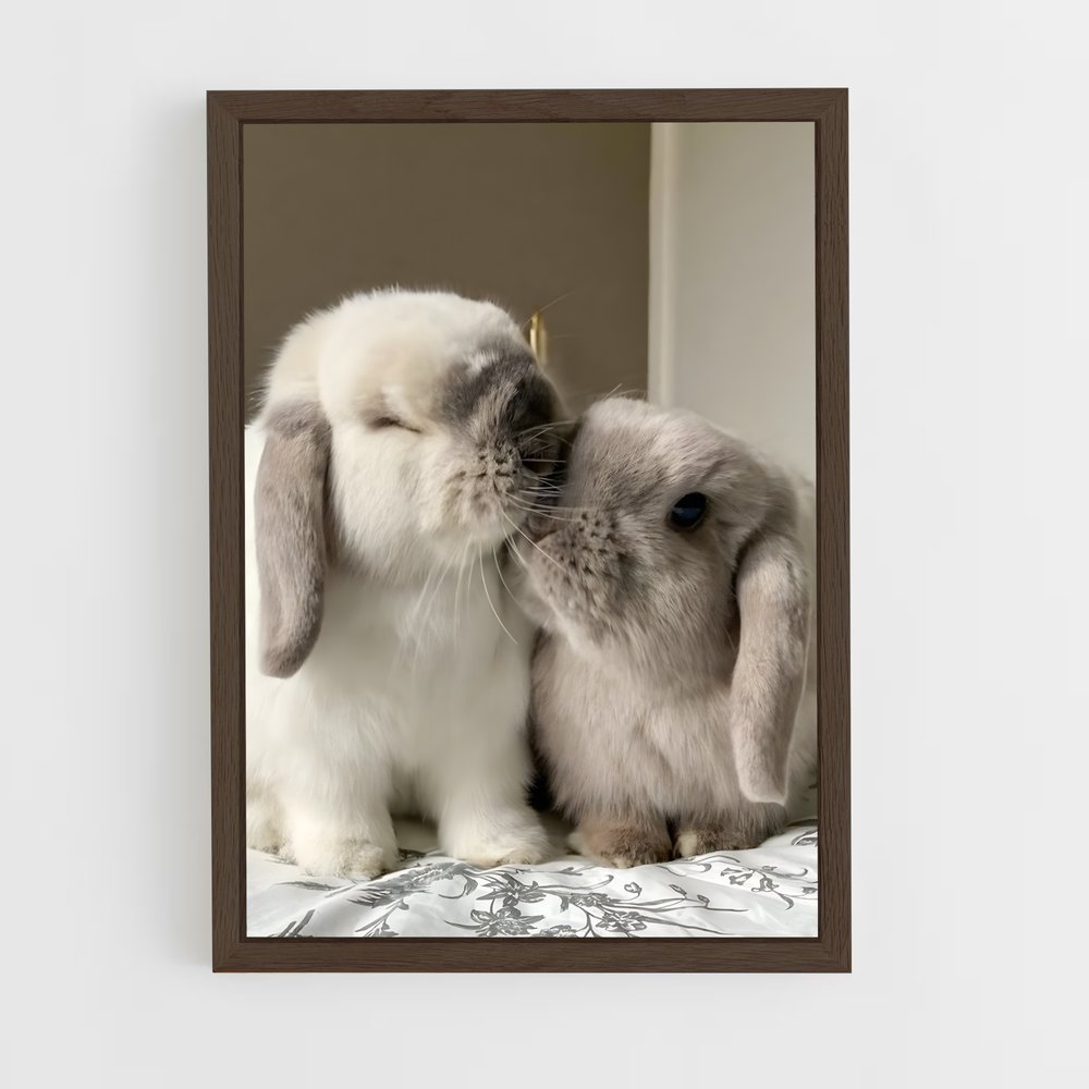 rabbit-4 cadre Bois foncé