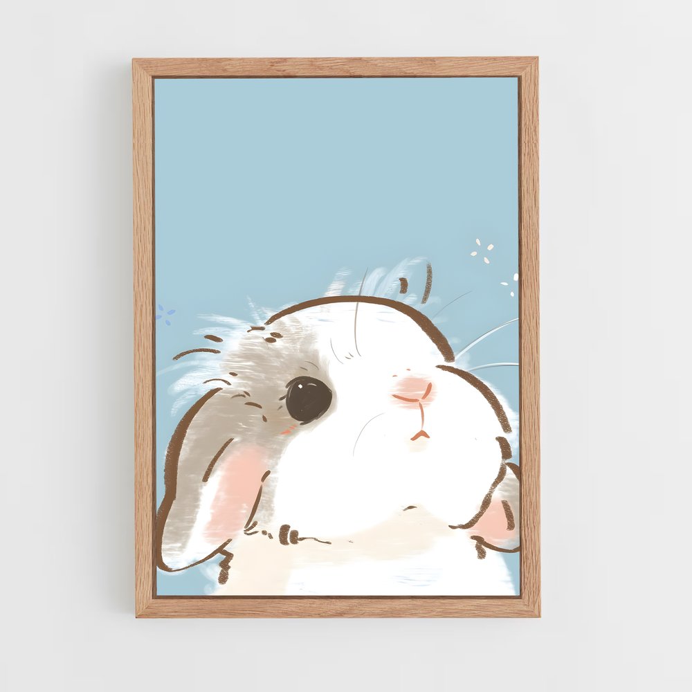 rabbit-6 cadre Bois clair