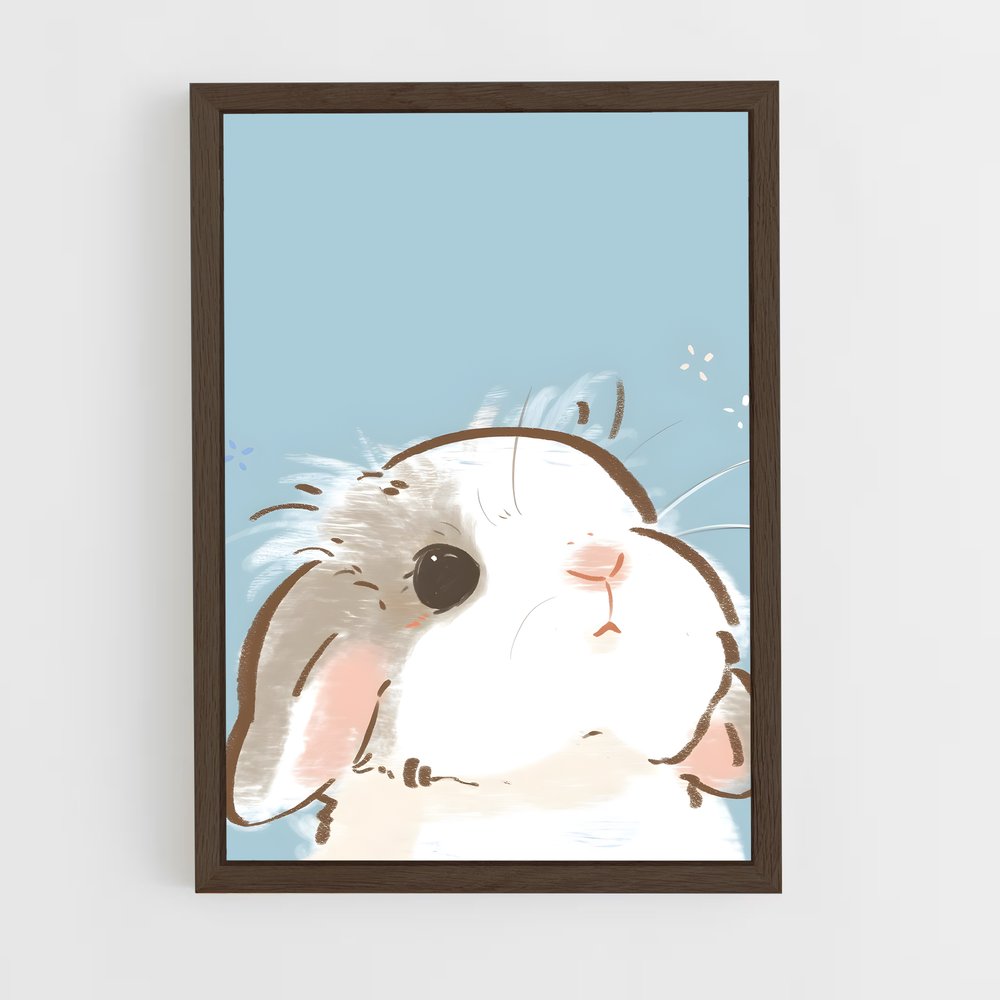rabbit-6 cadre Bois foncé