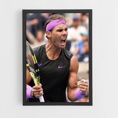 Poster Rafael Nadal Violet