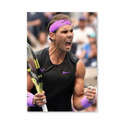 Poster Rafael Nadal Violet